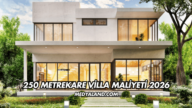 250 Metrekare Villa Maliyeti 2026