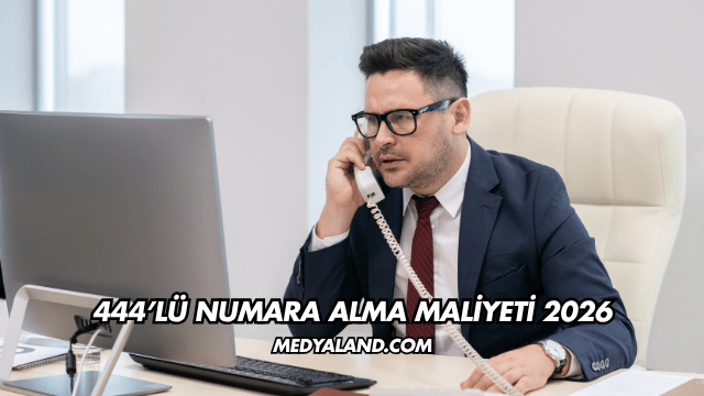 444’lü Numara Alma Maliyeti 2026