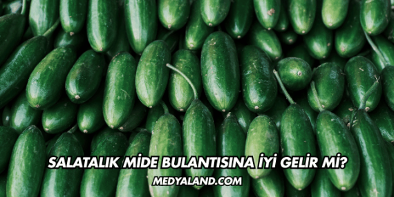 Salatalık Mide Bulantısına İyi Gelir mi?