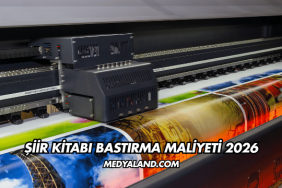 Şiir Kitabı Bastırma Maliyeti 2026