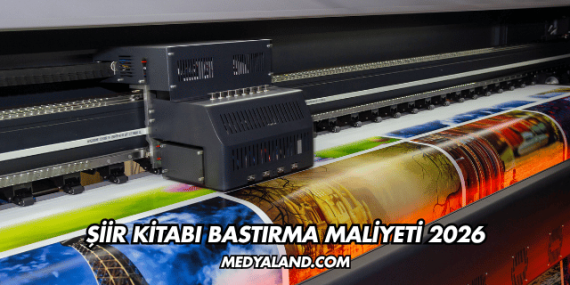 Şiir Kitabı Bastırma Maliyeti 2026