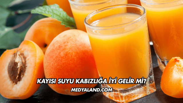 Kayısı Suyu Kabızlığa İyi Gelir mi?