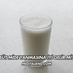 Süt Mide Yanmasına İyi Gelir mi?
